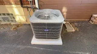 My Neighbor&rsquo;s Brand New 2025 Carrier Comfort Air Conditioner Running