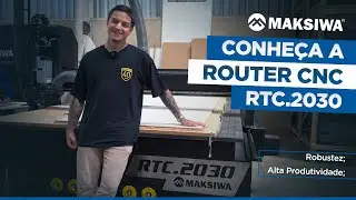ROUTER CNC RTC.2030 Maksiwa - A Melhor Solu&ccedil;&atilde;o em Corte, Precis&atilde;o e Agilidade para sua Marcenaria!