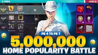 PK4 To Pk7 Popularity Battle Journey -50 Million Popularity Snipe -How To Win Home Popularity Battle