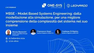 MBSE - Model Based Systems Engineering: dalla modellazione alla simulazione