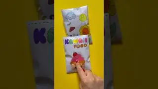 Kawaii food!🥙#blindbag #squishy #squishypaper #unboxing #tiktok #diy #satisfying #kawaii #food