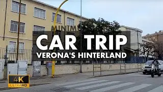 Car Trip Verona's hinterland to Legnago - Video 4k