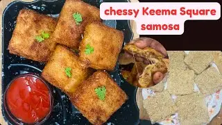 Keema cheesy Parcels Make And Freeze || Ramadan special Quick &Easy recipe #keemasamosa #viralvideo