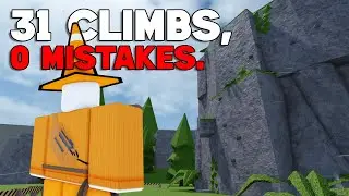 How I Beat The Hardest Challenge In Climbing Game (Roblox)