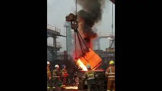 Unseen Footage: What&rsquo;s Inside This Huge Industrial Container? #factorysecrets