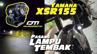 Yamaha XSR155❗ pake lampu tembak❓