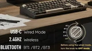 Обзор беспроводной клавиатуры Royal Kludge&ndash;M100 для операционных систем Windows и Linux.