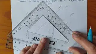 Cambio de plano horizontal de una recta