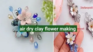 Ari dry clay flower making 😍😍😍😍😍