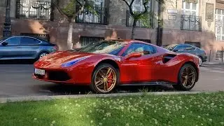 FERRARI 488 SPIDER BRUTAL EXHAUST/REVVING SOUND, ACCELERATION AND SQUEALING TIRES (J&Aacute;KOB ZOLI)