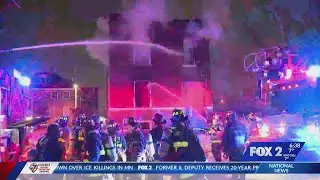 Vacant building catches fire twice overnight in north St. Louis
