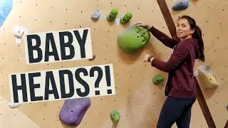 The weirdest holds I've ever climbed on