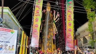 51 Feet Durga Maa Grand Nimajjanam | Matti Durga mata Visarjan #navratri #trending #visarjan 