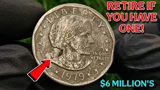 Ultra Rare 1979 P Susan B Anthony Dollar Wide Rim Variety Coin Value Worth Millions Old Rare Coins