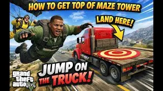 HOW Get to the top of the maze tower to start this mission 