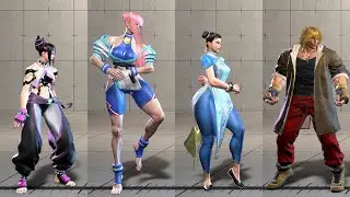 Street Fighter 6 - All Characters Idle Animation