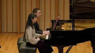 Vicki Ray, Nic Gerpe, Gloria Cheng and Mark Robson play Schoenberg's Introduction to Gurrelieder