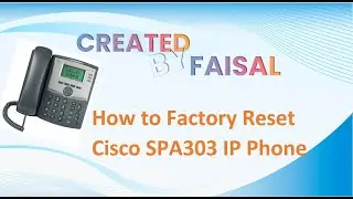 How to Factory Reset Cisco SPA303 IP Phone