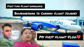 My first flight Journey with family ✈️ || Bhubaneswar to Chennai || Vlog ||