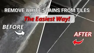 White Stains on Bathroom Tiles? Here&rsquo;s the Easy Way to Remove It (No Harsh Chemicals)