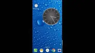 Battery Saving Analog Clocks Live Wallpaper on Android