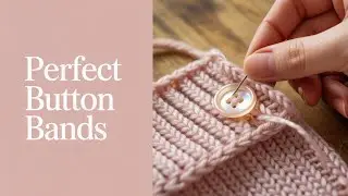 Knitting Hack: Easy Folded Button Band