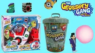 Grossery Gang Street Sweeper & Exclusive Trash Can, Series 3, Unboxing & Toy Review, Collector, Car