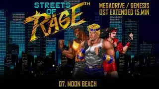 STREET OF RAGE OST (Megadrive Gamerip) | Moon Beach | Extended 15 min