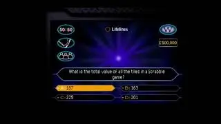 WWTBAM? 1st Edition [PS1] | Anti-Cheat triggered (fan-made)