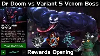 Variant 5 Blood and Venom | Final Venom Boss | Dr Doom Solo | 100% Rewards Opening