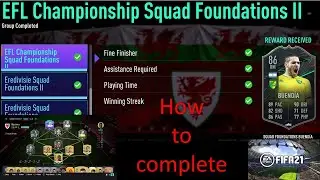 Fifa 21 - How to complete EFL Championship Squad Foundations II in Managerial Masterpiece