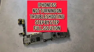 Iphone 6S Not Turninig On, Troubleshooting Step By Step, Full Solution