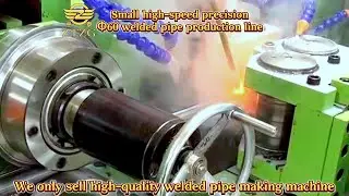 High-quality welded pipe making machine needs to be supported by costs#erw #pipe #machine #tube mill