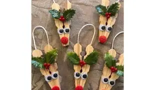 Easy DIY 🎄reindeer Christmas crafts Ideas 2025 🔥 Crafts and Holiday Ideas #budget friendly 🎄wood
