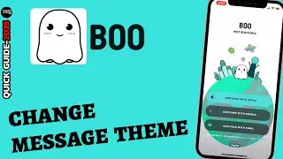 How to Change Message Theme in Boo App (2025 Update) | Customize Chat Colors & Style