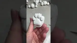 Sculpt some pug paws with me for the pug artdoll commission #sculpting #polymerclay #artdoll