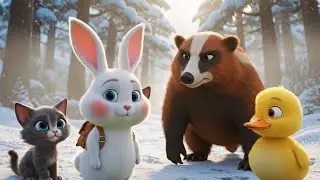 🐰🐤Roro, Dodo, and Kiki: The Search for Red Berries and an Unexpected Encounter with Barney