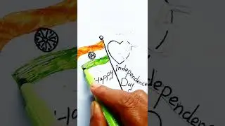 I Love My Indian Independence Special Day For every #shorts #pen #sketch #independence #india