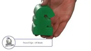 Pound Sign Shaped Stress Ball - UK Made