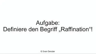Raffination