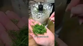 Vegan Dill Dressing Recipe! 🥬 #recipe