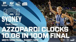 Men's 100m Final | 2025 Sydney Track Classic