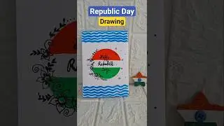 Republic Day Drawing 🇮🇳 #art #drawing #shorts #drawingbymallika