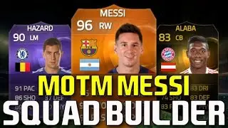 Fifa 15 MOTM MESSI RW Player Review and Squad Builder!
