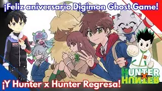 &iexcl;Feliz tercer aniversario Digimon Ghost Game! y &iexcl;Hunter x Hunter regresa! uwu - Hunter Hero M