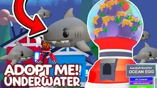 PLAYING THE OCEAN UPDATE IN ADOPT ME EARLY! Adopt Me Underwater Ocean Egg Update Leaks