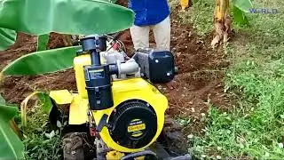 KK IC 406D Power Weeder | Electric Start Diesel Power Weeder | Inter Cultivator | The Agri World