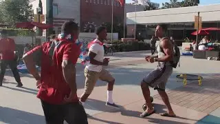 USC Football - Running Man Challenge