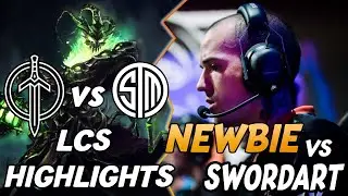 NEWBIE juega contra SWORDART!! 😯😯 | GG vs TSM Highlights | Golden Guardians vs Team Solomid