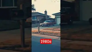 BACK TO 1987 - A quiet 1980s American suburban street #shorts #80s #synthwave #chillwave #vaporwave